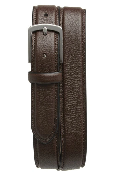 Shop Cole Haan 32mm Leather Belt In Brown