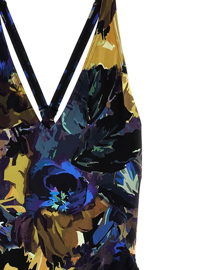 Shop Dries Van Noten 'goya' One-piece Swimsuit In Multicolor