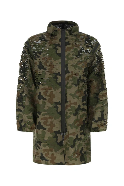 Shop Dries Van Noten Jackets In Camouflage