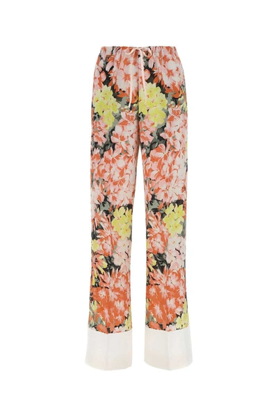 Shop Dries Van Noten Pants In Floral