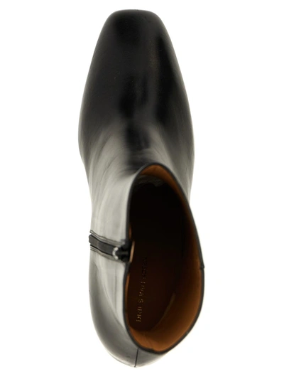 Shop Dries Van Noten Sculpture Heel Boots In Black