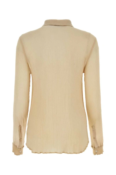 Shop Dries Van Noten Shirts In Beige O Tan