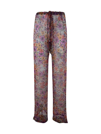 Shop Dries Van Noten Pachas Pants Clothing In Multicolour