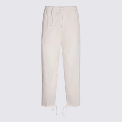 Shop Dries Van Noten White Cotton Pants