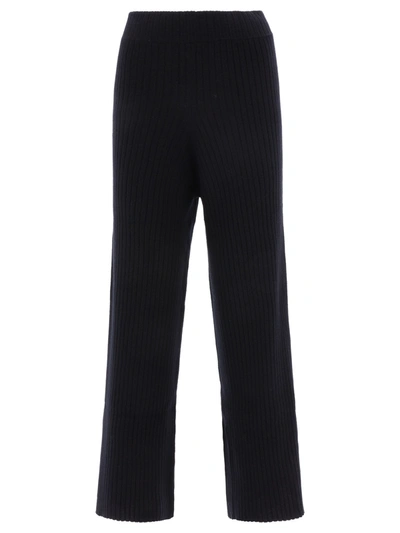 Shop Allude Ribbed Trousers