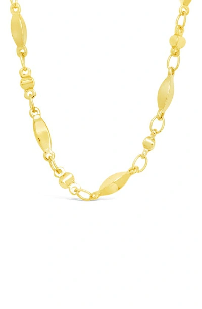 Sterling Forever Kenya Chain Link Necklace In Gold