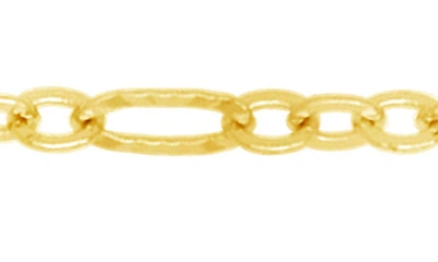 Sterling Forever Elysia Mixed Link Necklace In Gold