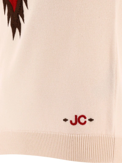 Shop Jacob Cohen Embroidered Turtleneck Sweater