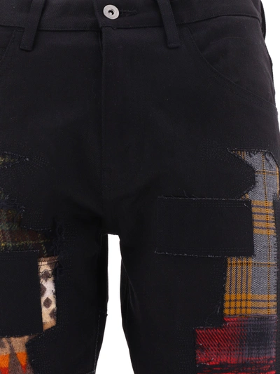 Shop Junya Watanabe Man Patchwork Jeans