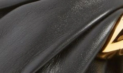 Shop Jw Anderson Corner Chain Detail Slide Sandal In Black