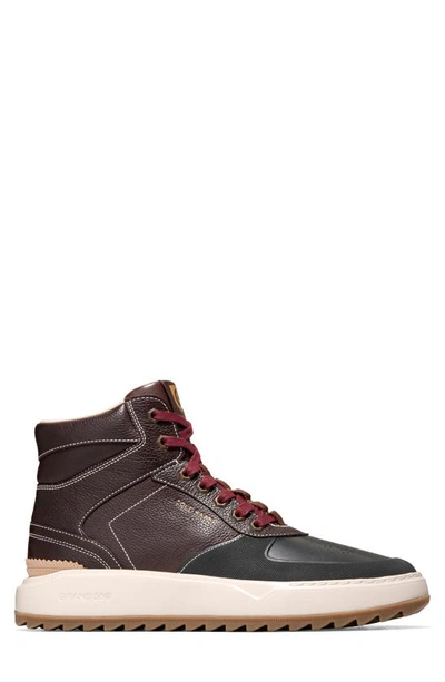 Shop Cole Haan Grandpro Crossover Boot In Ch Madeira/ Black/ Ch Oat