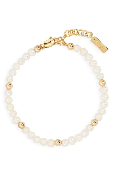 Shop Eliou Lim Freshwater Pearl Bracelet In White