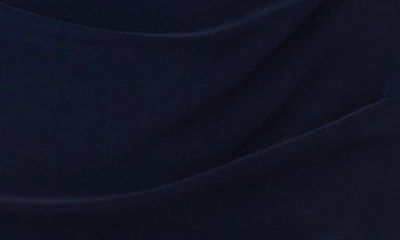 Adrianna Papell Jersey Tuxedo Dress In Midnight