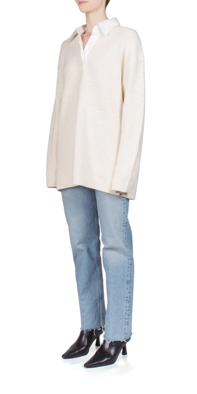 6397 Rugby Sweater In Ivory