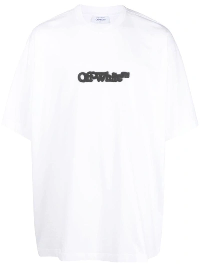 Shop Off-white Logo Cotton T-shirt