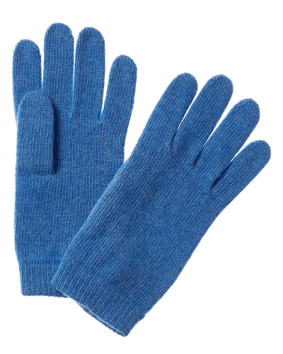Portolano Cashmere Gloves In Blue