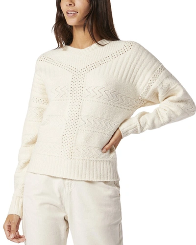 Shop Joie Calvaire Wool-blend Sweater In White