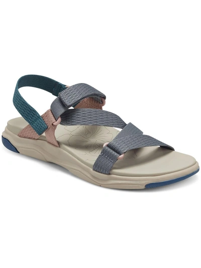 Shop Earth Origins Womens Ankle Strap Slingback Strappy Sandals In Grey