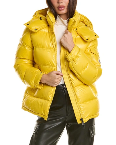 Shop Moncler Maire Jacket In Yellow