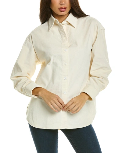 Shop The Kooples Corduroy Shirt In White