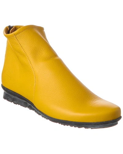 Shop Arche Baryky Leather Bootie In Yellow