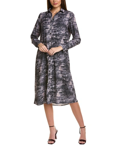 Shop Yal New York Shirtdress In Grey