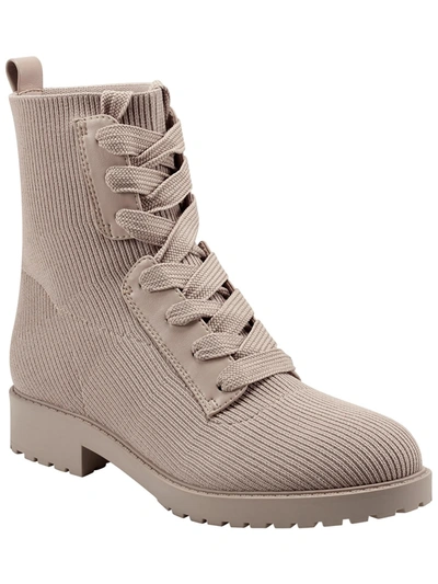 Shop Bandolino Fran 2 Womens Ankle Pull On Combat & Lace-up Boots In Brown