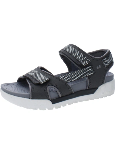 Shop Ryka Rosline Womens Footbed Ankle Strap Wedge Sandals In Multi