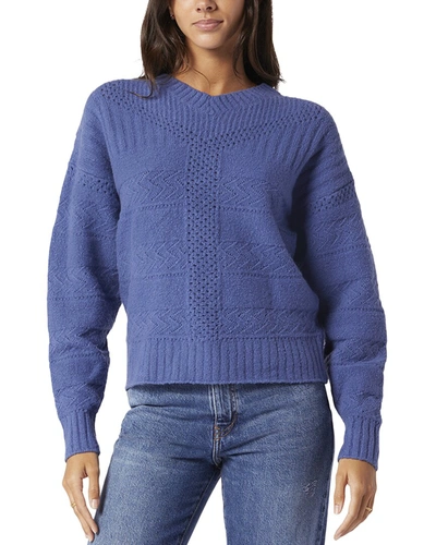 Shop Joie Calvaire Wool-blend Sweater In Blue