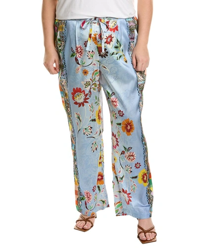 Shop Johnny Was Plus Rainbow Liza Pant In Blue