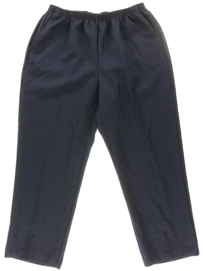 Shop Alfred Dunner Plus Classics Womens Stretch Pull On Pants In Blue