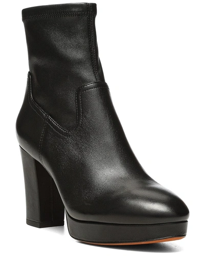 Shop Joie Lewis Leather Bootie In Black