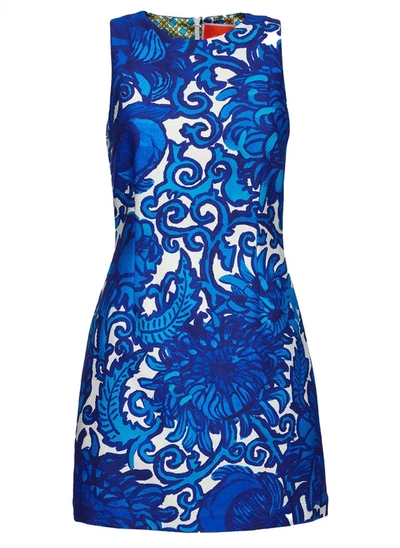 Shop La Doublej Tgif Dress In Anemone In Blue
