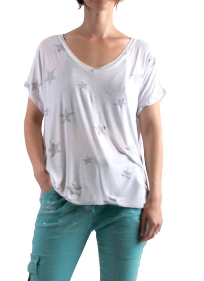 Gigi Moda Diva T-shirt In White In White