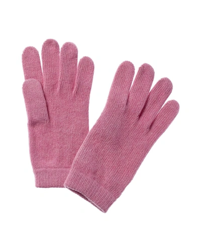 Shop Portolano Cashmere Gloves In Pink
