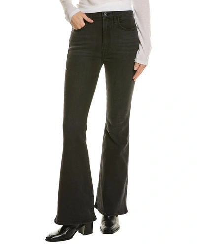 Shop Hudson Jeans Heidi Rogue High-rise Flare Jean In Black