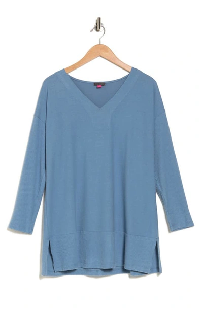 Shop Vince Camuto Drop Shoulder Tunic Top In Canyon Blue