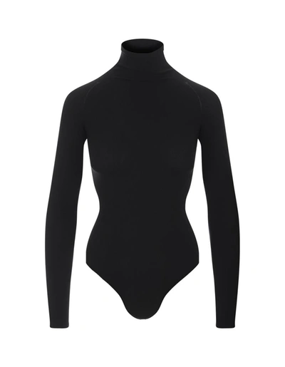 Shop Alaïa Second Skin Body Top In Black