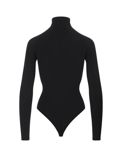 Shop Alaïa Second Skin Body Top In Black