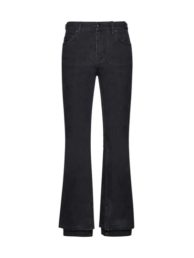 Shop Balenciaga Jeans In Washed Black Ring