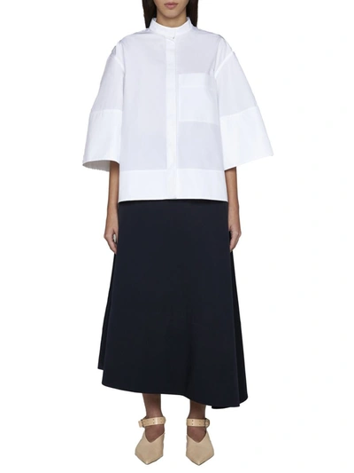 Shop Jil Sander Shirts In White