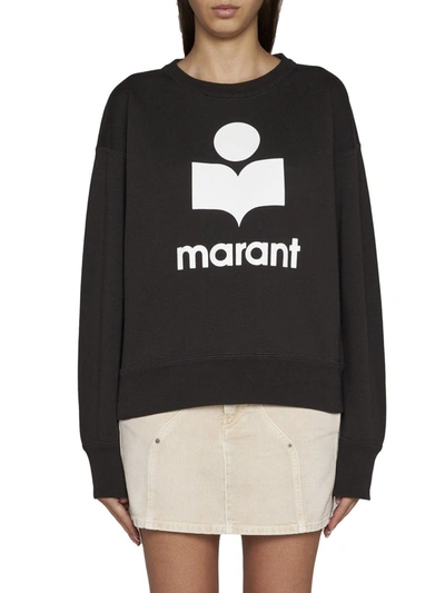 Shop Isabel Marant Étoile Marant Etoile Sweaters In Faded Black/ecru