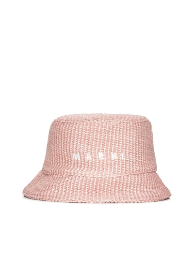 Shop Marni Hats In Quarz