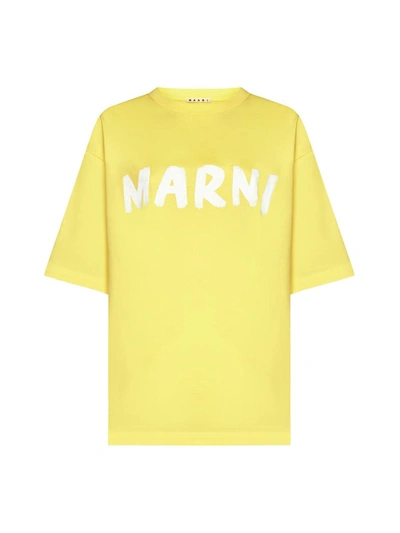Shop Marni T-shirts And Polos In Lemmon