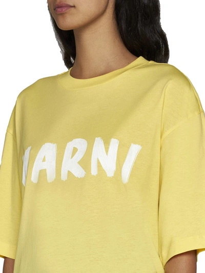 Shop Marni T-shirts And Polos In Lemmon