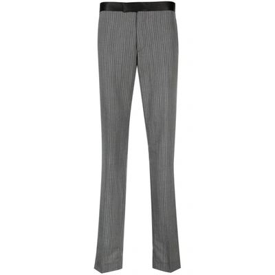 Shop Tagliatore Pants In Grey