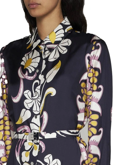 Shop Tory Burch Dresses In Pink Tropical Border