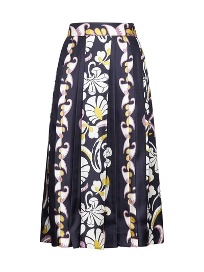 Shop Tory Burch Skirts In Pink Tropical Border