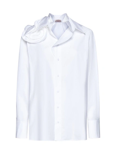 Shop Valentino Shirts In White