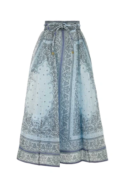 Shop Zimmermann Skirts In Printed